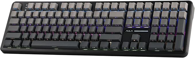 EPOMAKER Aula F108 Wireless Gaming Keyboard, Full Size Mechanical Keyboard