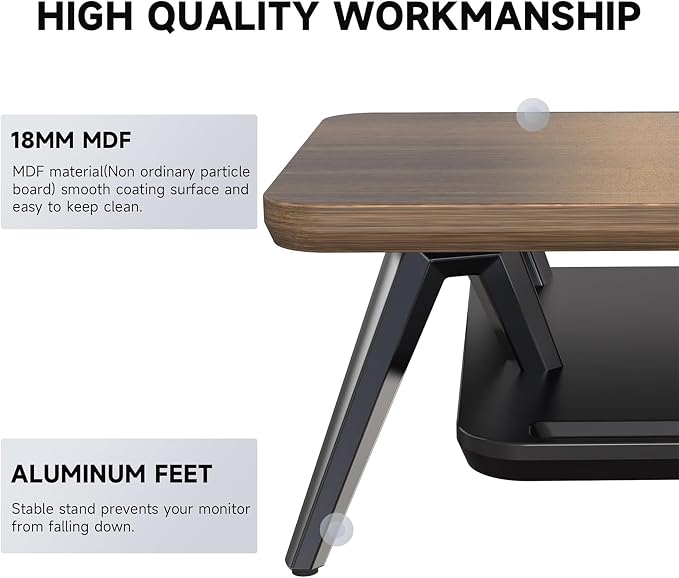 Fenge Dual Monitor Stand, Monitor Riser