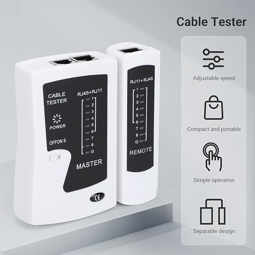RJ45 Cable Tester Network Cable Tester Ethernet Wire Test Tool