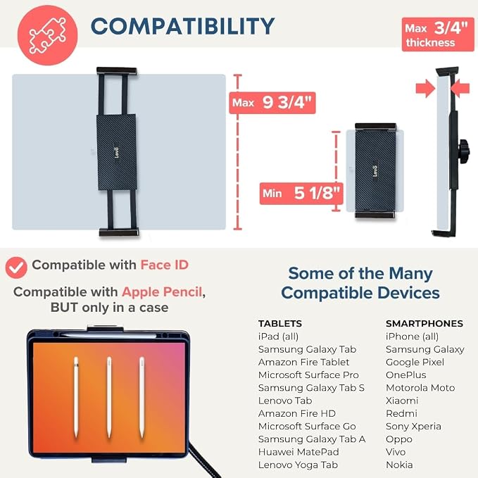 LEVO Adjustable Tablet & Phone Floor Stand