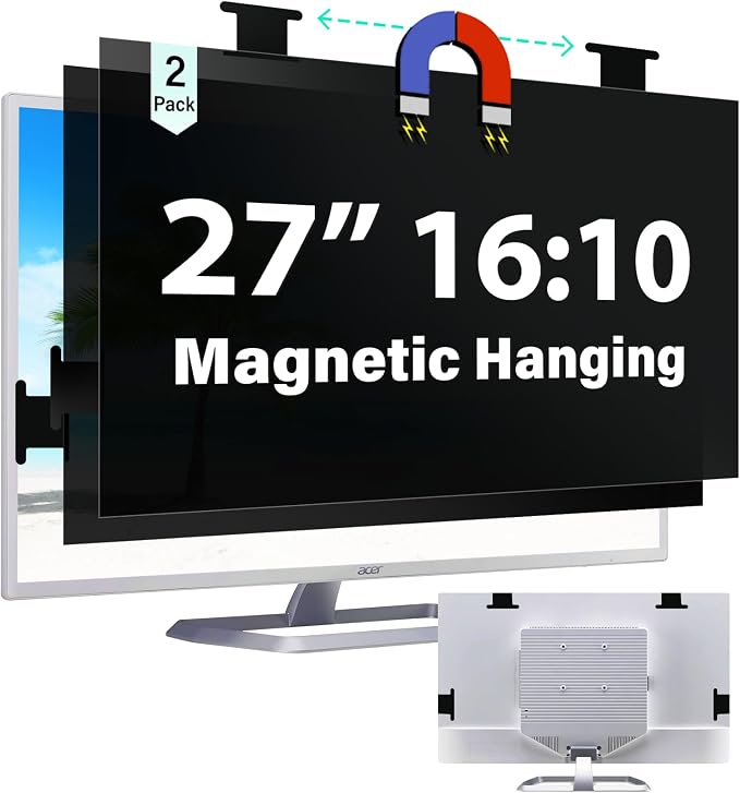 Magnetic 27 Inch Computer Privacy Screen