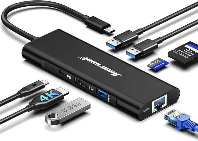 Hiearcool USB C Hub, USBC to 4K@60 Hz HDMI Adapter