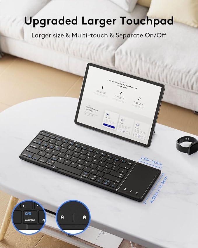 Samsers Foldable Bluetooth Keyboard