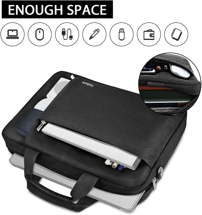 Ferkurn Laptop Bag Case for Women Men Computer Bag Compatible