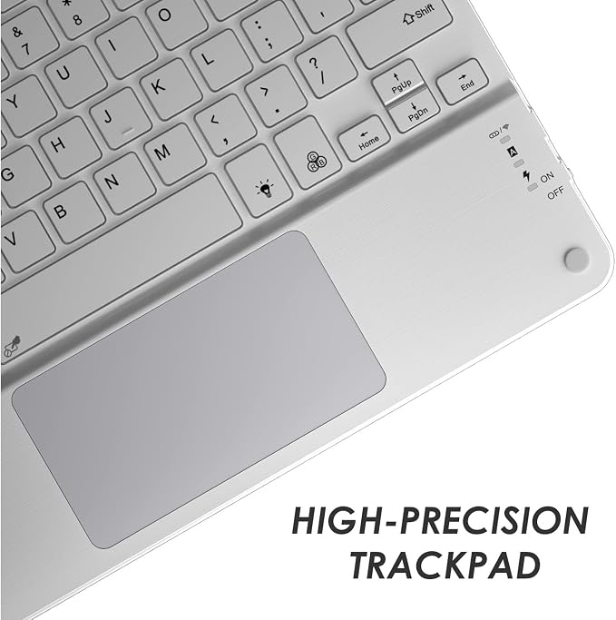 TouchPad Keyboard case for 9", 2-in-1 Bluetooth Wireless Keyboard