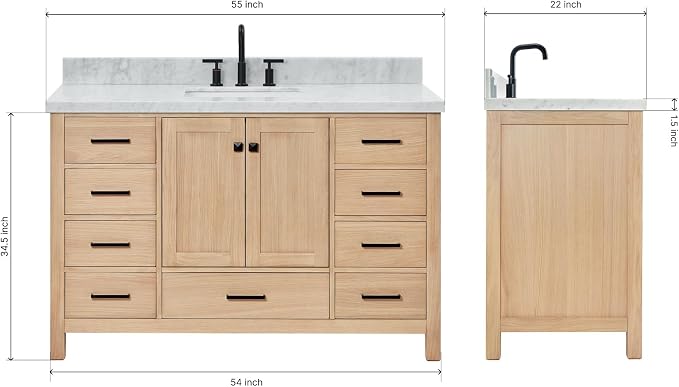 55'' Bathroom Vanity