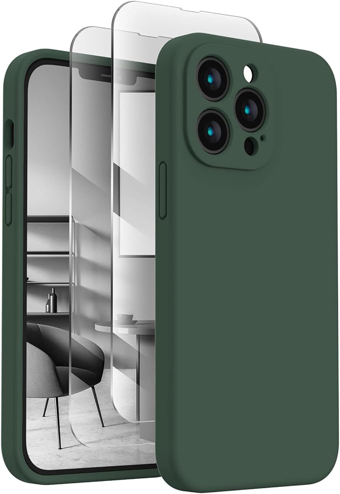 FireNova Designed for iPhone 13 Pro Max Case, Silicone Phone Case with