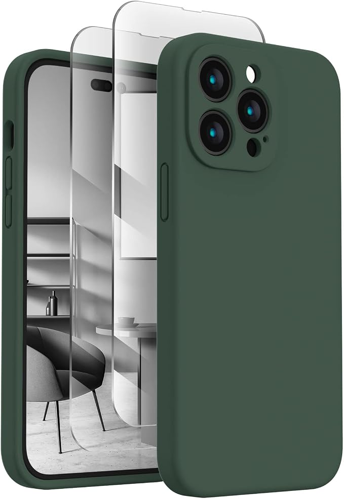 FireNova Designed for iPhone 14 Pro Case, Silicone Upgraded Phone Case with