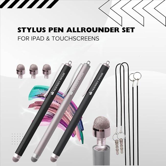 The Friendly Swede Mesh Tip Stylus Pen
