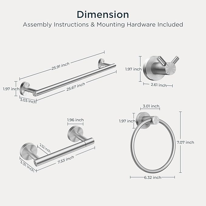 Bathroom Hardware Accessories Set