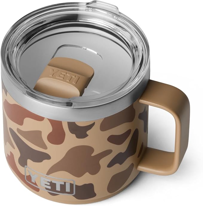 YETI Rambler 14 oz Ceramic Lined Stackable Mug, Vacuum Insulated, Stainless