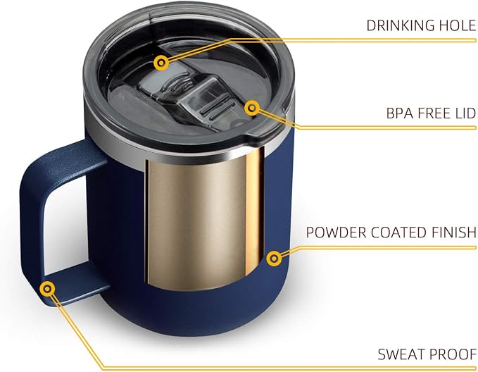 12 oz Insulated Travel Coffee Mug