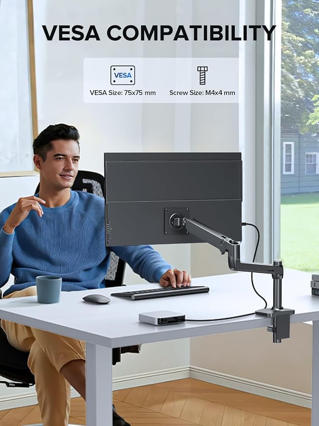 UPERFECT 24.5" Portable Monitor 240Hz Gaming Monitor 1200:1 Contrast FreeSync