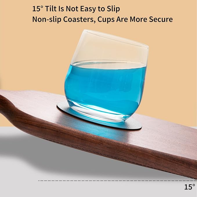 Faux Leather Drink Coasters