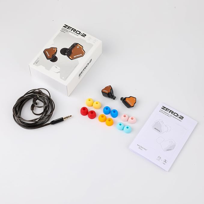 Linsoul 7Hz x Crinacle Zero:2 in Ear Monitor, Updated 10mm Dynamic Driver IEM