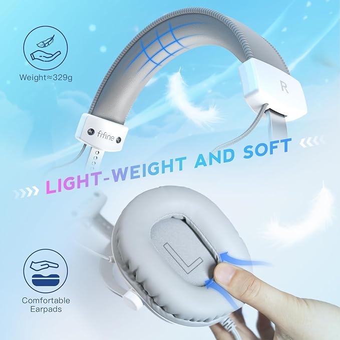 FIFINE USB PC Gaming Headset