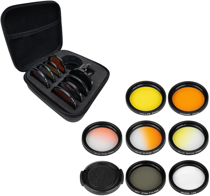 Reef Coral Lens Phone Kits for Phone 7 Lenses Kit 1 Dust Shield Case 2 Lens