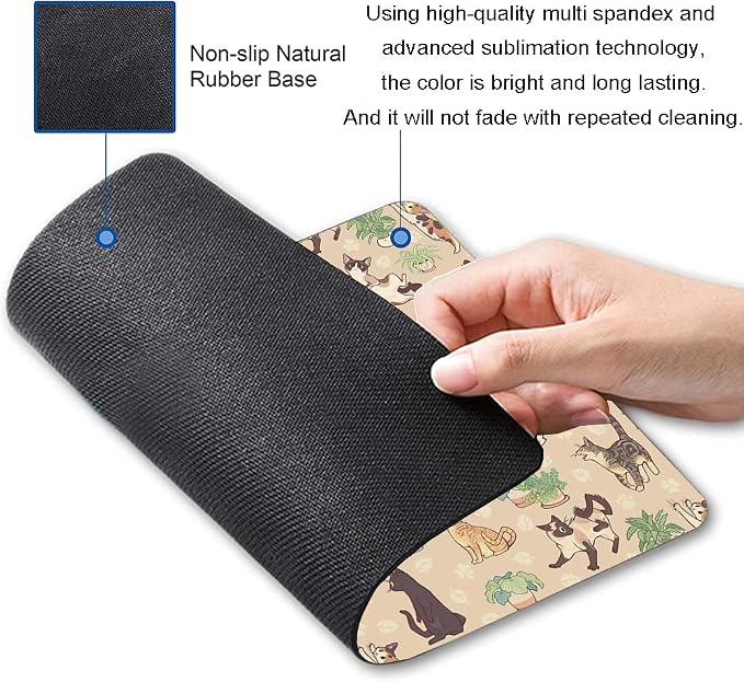 Hokafenle Cute Cats Pattern Mouse Mat