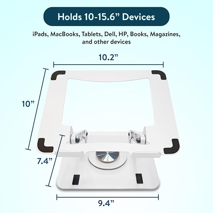 Uncaged Ergonomics Swivel Laptop Stand