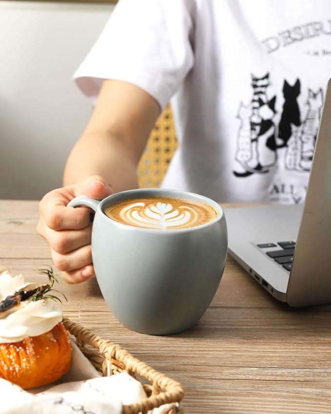 Coffee Mugs Set of 4, 16 oz Ceramic Coffee Cups