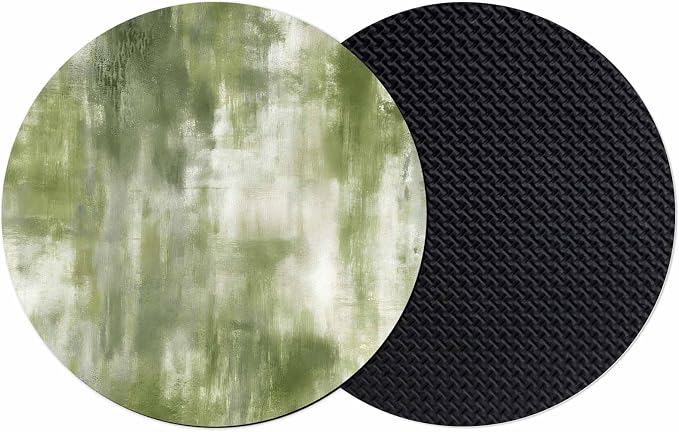 Sage Green Coasters Set of 2, Absorbent Coasters