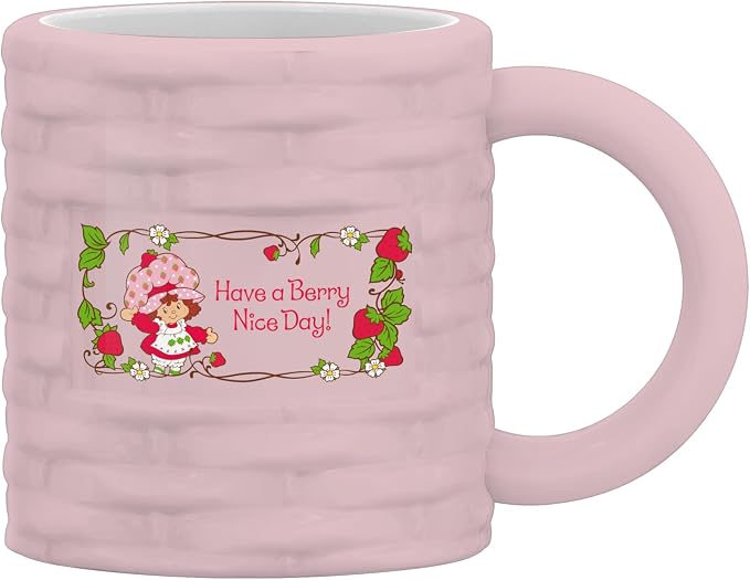 Silver Buffalo Strawberry Shortcake Berry Nice Day Vine, Ceramic Mug, 20oz |