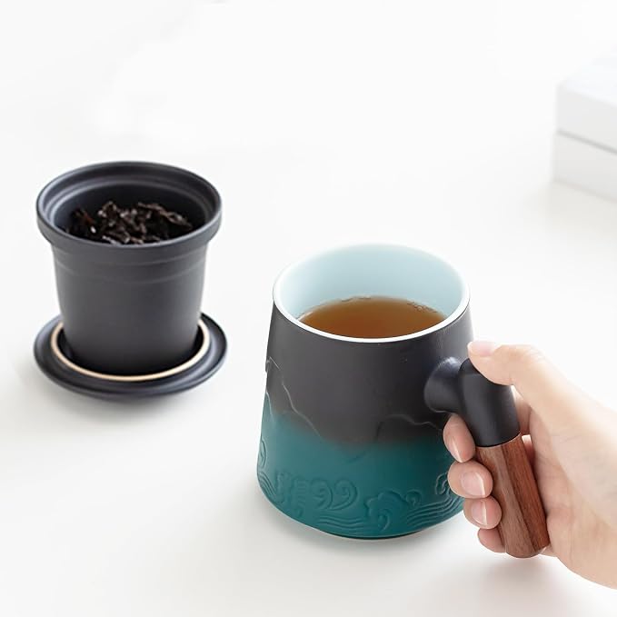 ZENS Tea Mug with Infuser and Lid
