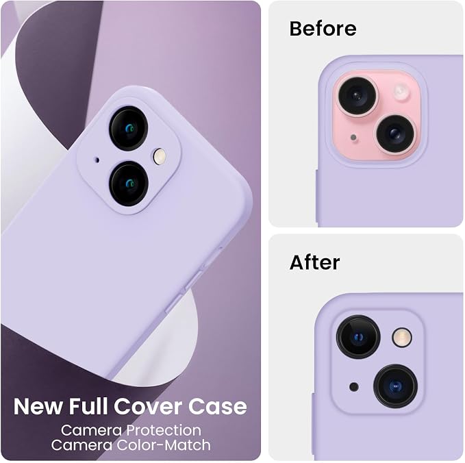 FireNova Designed for iPhone 15 Case, Silicone Upgraded Phone Case with