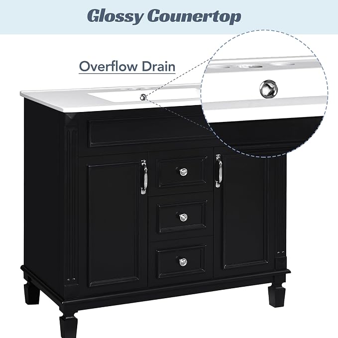 36" Bathroom Vanity with Sink