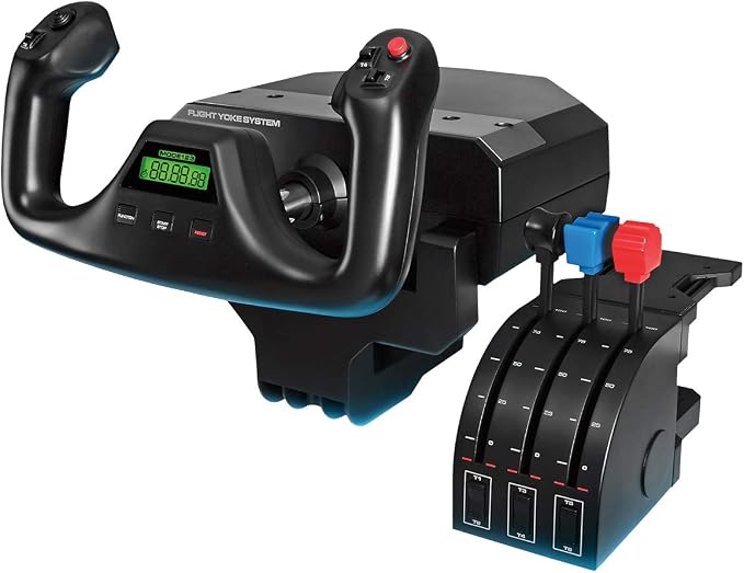 Logitech G PRO Flight Yoke System, Professional Simulation Yoke and Throttle