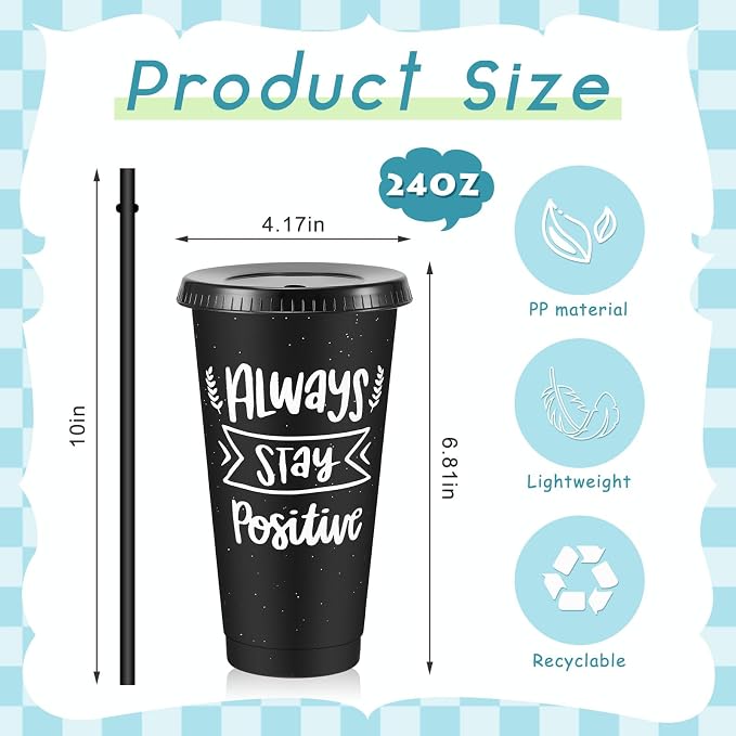Uiifan 50 Pcs Inspirational Cups Bulk