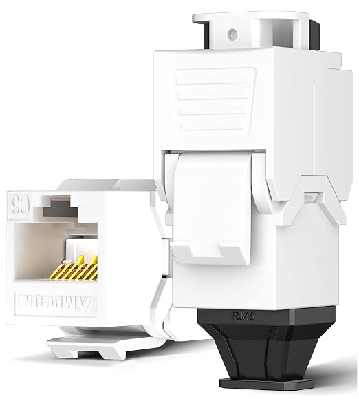 AMPCOM CAT6 RJ45 Keystone Jack