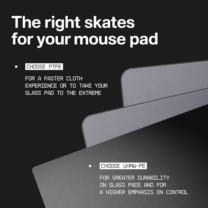 Wallhack UHMW-PE Dot Mouse Skates | Premium Universal Skates