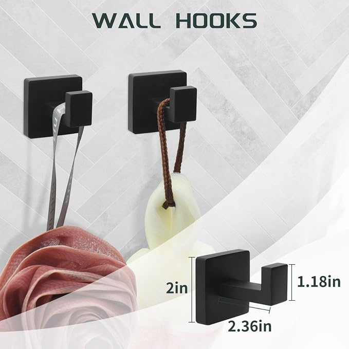 5-Piece Bathroom Hardware Set
