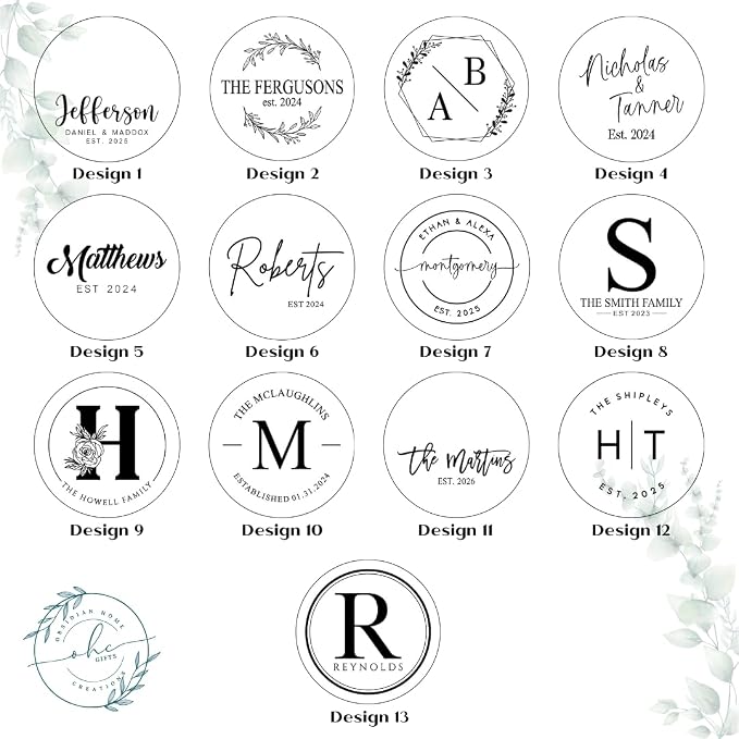 Custom Round Engraved Coasters, Personalized Leather Coaster, Laser Engraved