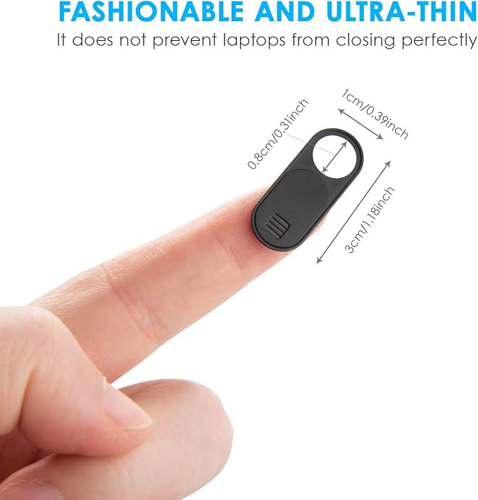 Computer Camera Cover Slide, 0.028 Inch Ultra-Thin Camera Blocker