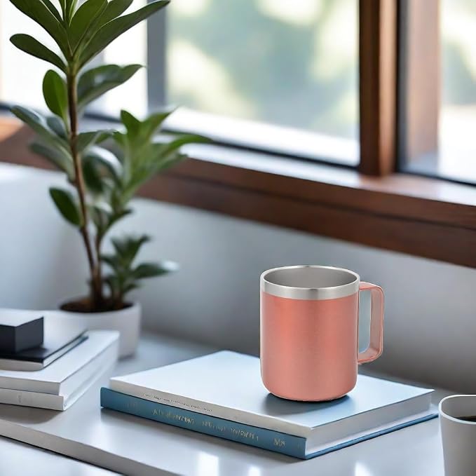 Volhoply 14oz Insulated Stainless Steel Coffee Mug