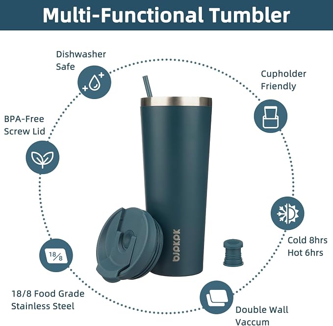 BJPKPK 26 oz Coffee Tumbler