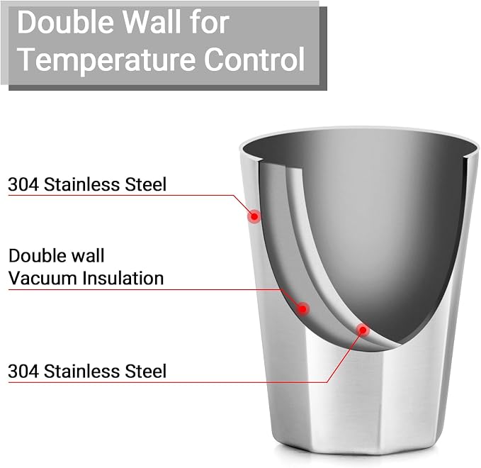 Beasea Stainless Steel Cups 10 oz, 4 Pack Small Bulk Stackable Stainless Steel