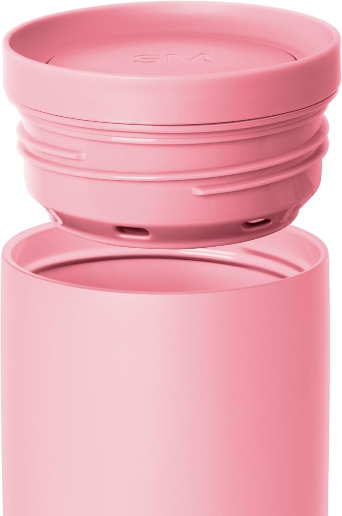 Simple Modern Insulated Travel Coffee Mug 360° Lid | 16oz | Pink | Voyager