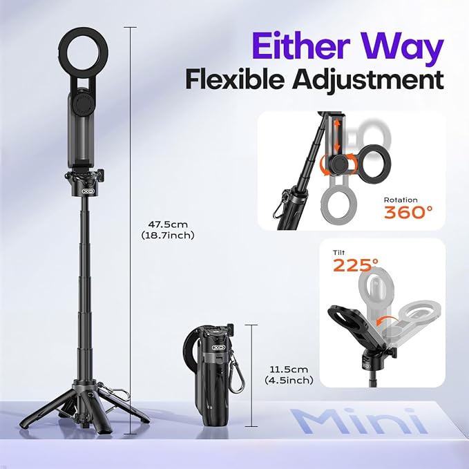 Magnetic Mini Phone Selfie Stick
