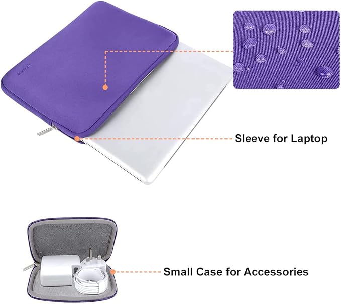 MOSISO Laptop Case 13.3 inch, 13-13.3 inch Laptop Sleeve Bag Compatible