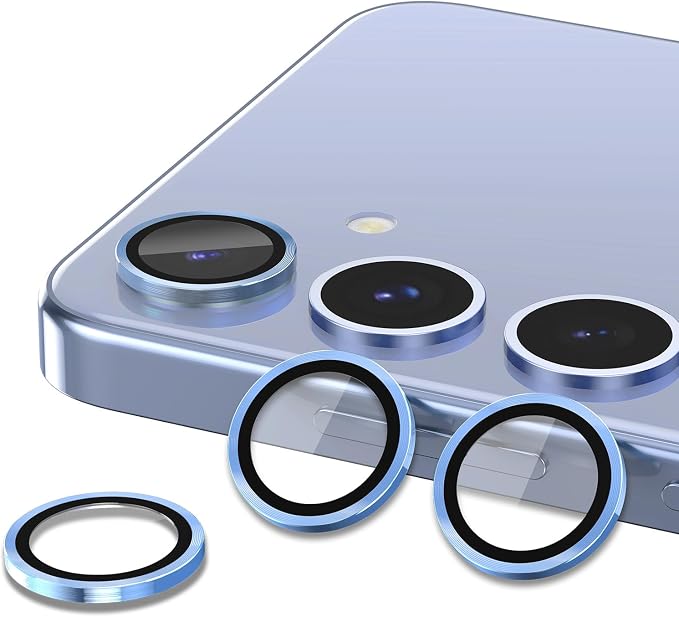 for Samsung Galaxy S25 Plus Camera Lens Protector, Individual Metal Ring