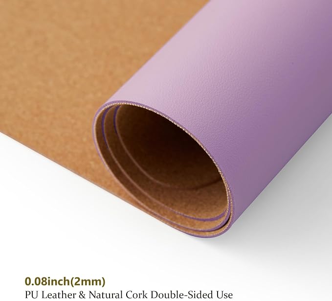 Cork Desk Mat - Small Dual-Sided Desk Pad