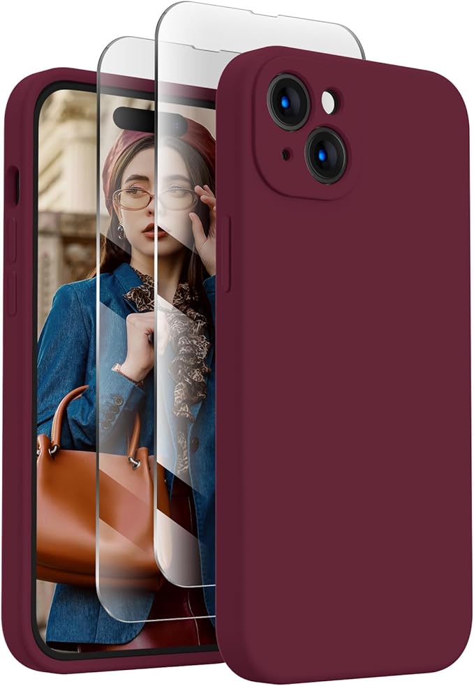 FireNova Designed for iPhone 15 Case, Silicone Upgraded Phone Case with