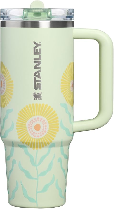 STANLEY Quencher ProTour Flipstraw Tumbler, 30 oz, Honeydew Garden | Built-In