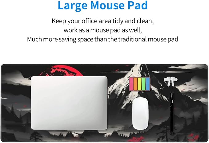 Extended Gaming Mouse Pad, Large Desk Mat XL Anime Mouse Pad Waterproof