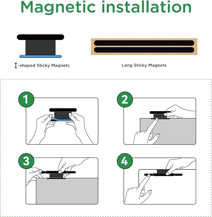 Computer Screen Privacy Magnetic Accessories Kit