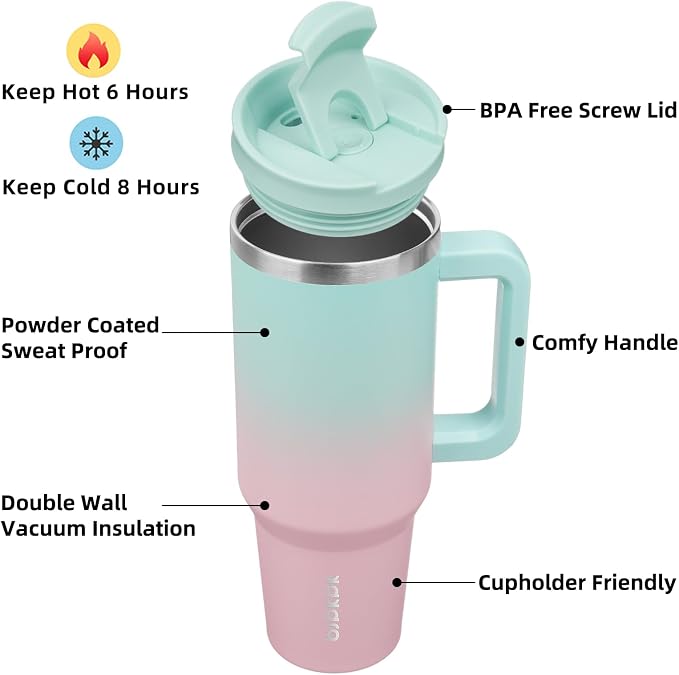 BJPKPK 40 oz Insulated Tumbler