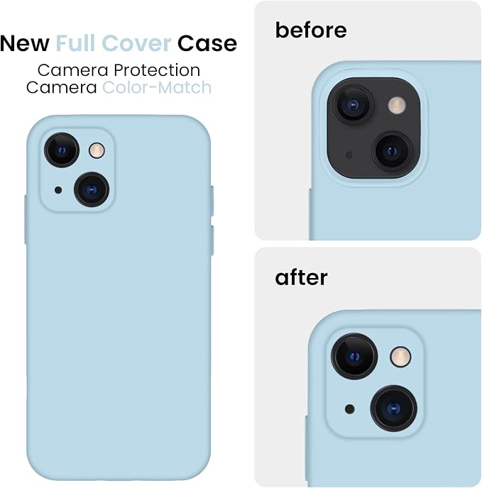 FireNova Designed for iPhone 13 Case, Silicone Upgraded Phone Case with
